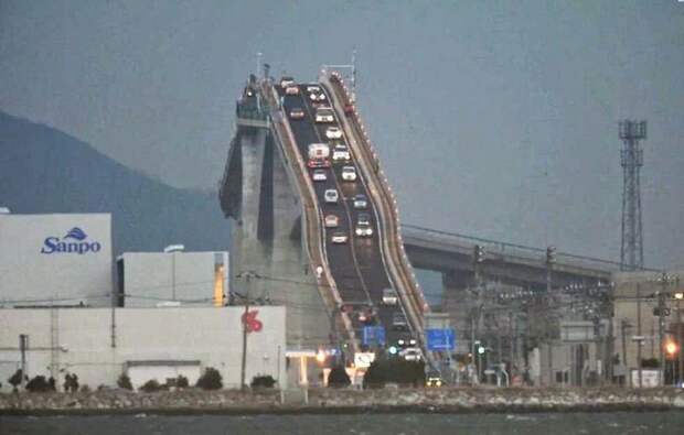 Eshima Ohashi Bridge – самый большой японский мост с жесткой конструкцией