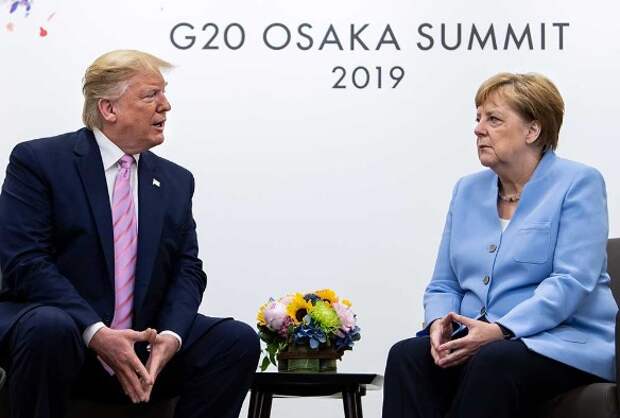 Ангела Меркель и Дональд Трамп. Фото: Bernd von Jutrczenka/dpa/www.globallookpress.com