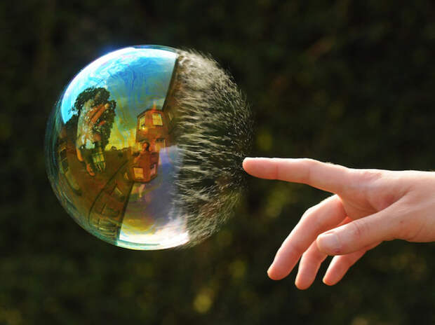 milniepuziri 1 Мир в отражении мыльных пузырей
