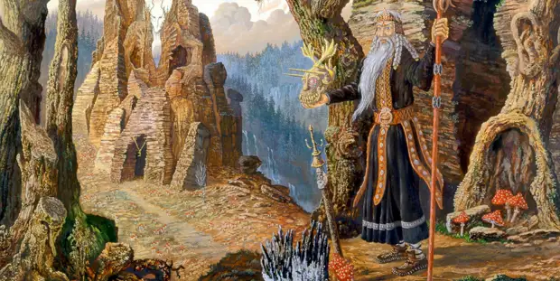 Лики славянских богов. Чернобог