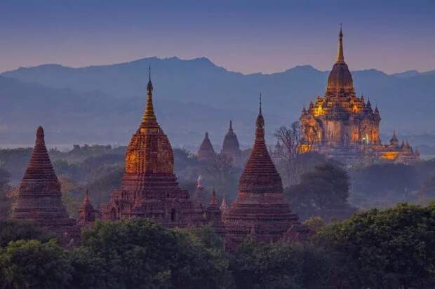 11. Храмы Баган, Мьянма.