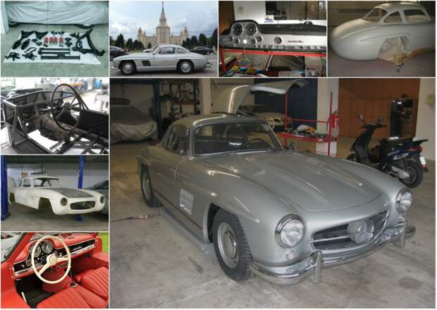 Как сделать машину-легенду своими руками 300 sl, gullwing, mercedes-benc, авто, своими рукам