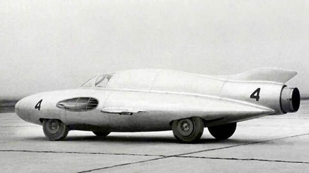 5. ГАЗ-ТР «Стрела» с реактивным самолетным двигателем, 1954 год. авто, история, концепты, ссср