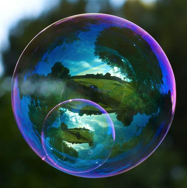 milniepuziri 10 Мир в отражении мыльных пузырей