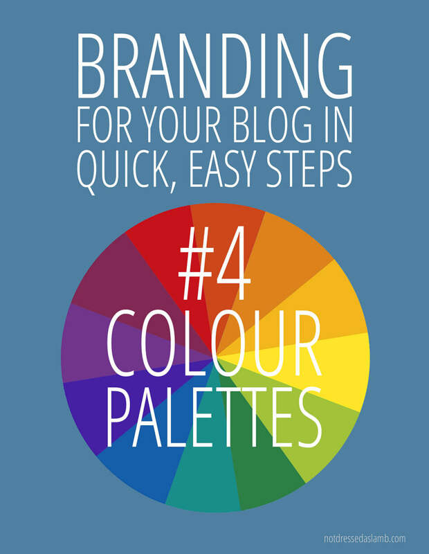 Branding for your blog in quick, easy steps | Branding #4 - Colour palettes