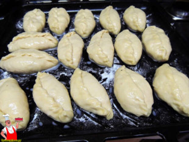 Пирожки с картошкой в духовке.