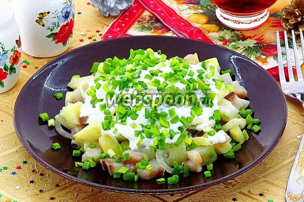 Фото Салат из картофеля и сельди