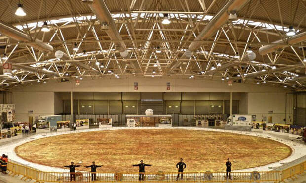 Самая большая в мире пицца.