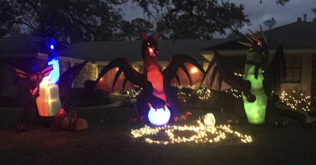 Neighbor Demands This Woman Remove ‘Inappropriate’ Dragons, So She Updates Them According To The Bible