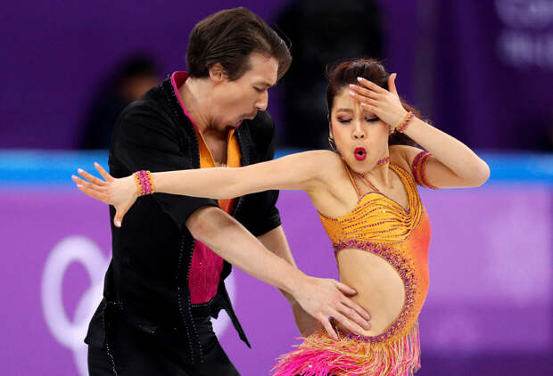 Кана Мурамото и Крис Рид в танцах на льду