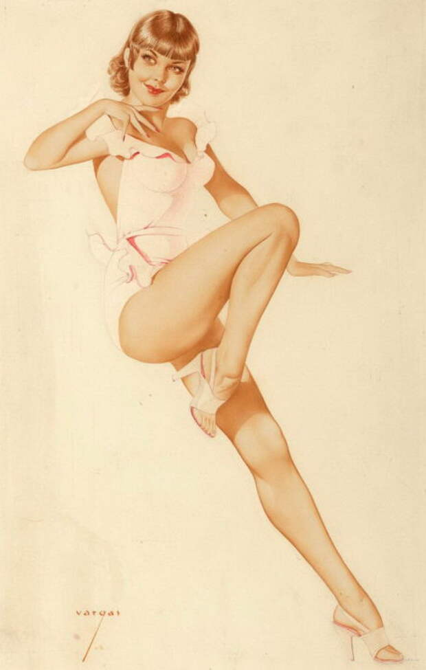 Пин-ап работы Альберта Варгаса (Alberto Vargas).