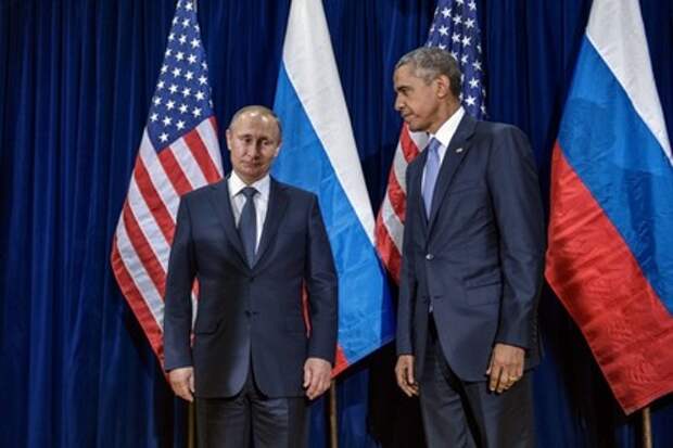 Владимир Путин и Барак Обама