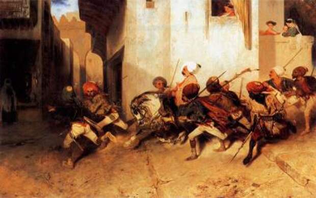 Александр Габриэль Декан «Турецкий патруль». 1831 год
