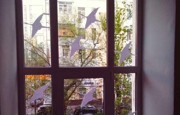 Бумажные журавли устремились в небо в Беговом Фото: Юлия Зеленюк
