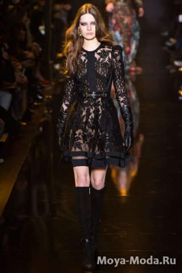 Модные коктейльные платья осень-зима 2015-2016-Elie Saab