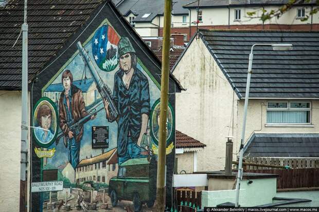 Проклятый город Белфаст. Стены мира, заборы войны история, путешествия, факты, фото