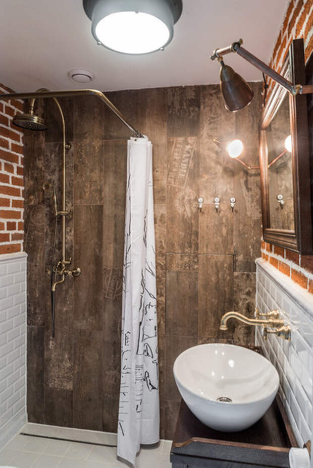 Лофт Ванная комната by Litvinov design