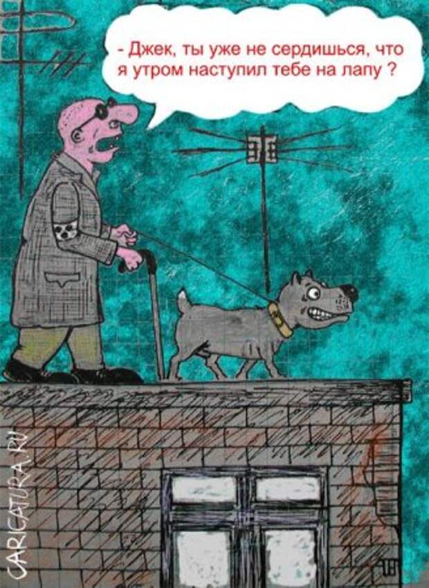 Немного веселостей в карикатурах.