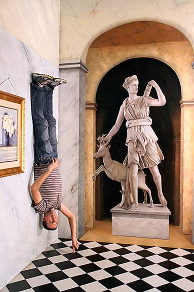 Музей оптический иллюзий в Корее Музей оптический иллюзий в Корее