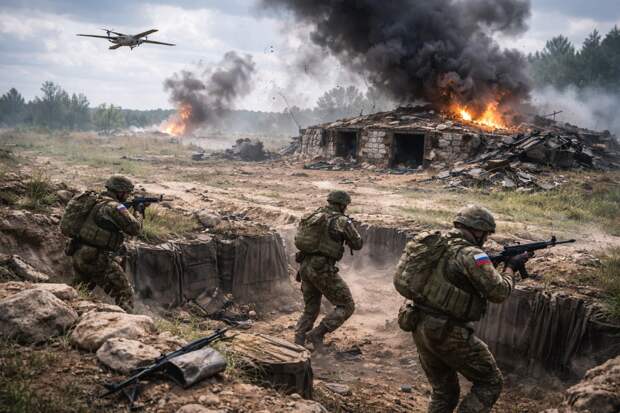 Российские войска уничтожили позиции ВСУ в Сумской области