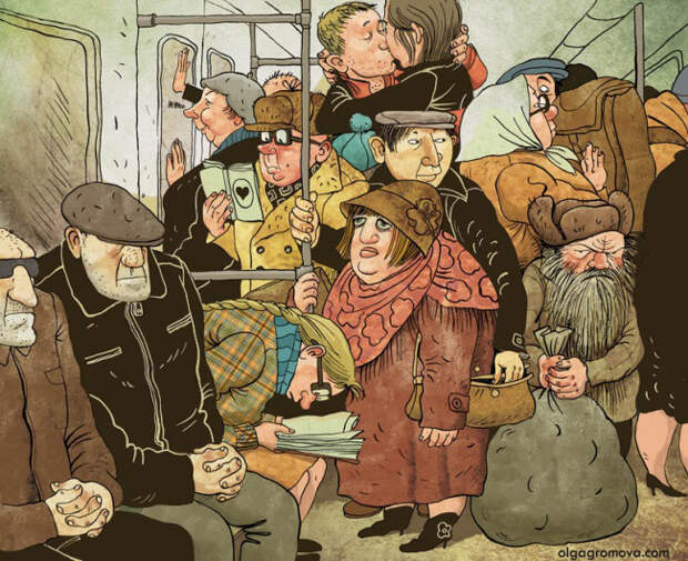 злободневные карикатуры о жизни