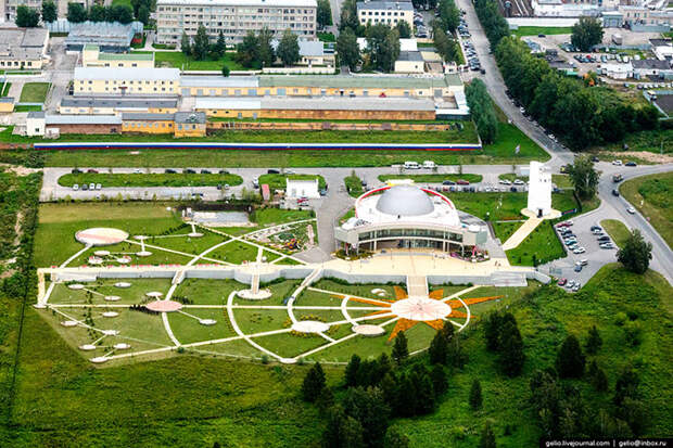 Новосибирск с вертолета