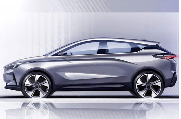 GEELY показала новый электромобиль GEOMETRY E за 881 тыс. рублей