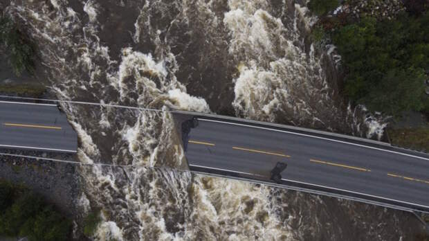 Четыре моста оказались разрушены на Кубани из-за паводков