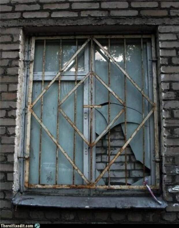 38. Двойной уровень защиты 38. Двойной уровень защиты прикол, юмор, я починил