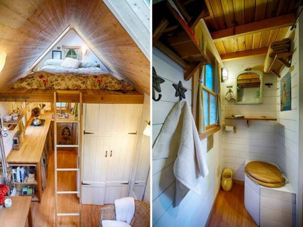 Крошечные дома людей, довольных жизнью (22 фото)