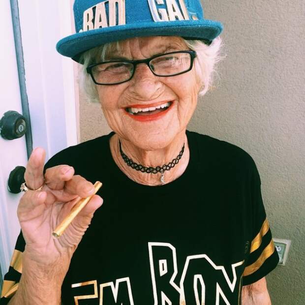 Instagram 86-летней бабушки Instagram, бабушка, звезда