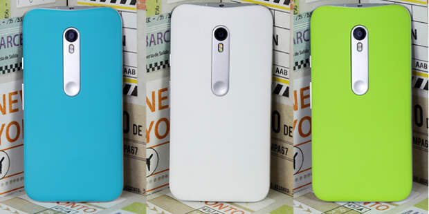 Moto G - 3 варианта расцветки