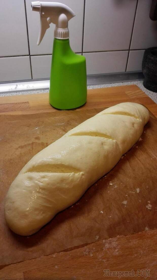 Белый батон из Советского Союза батон, рецепт