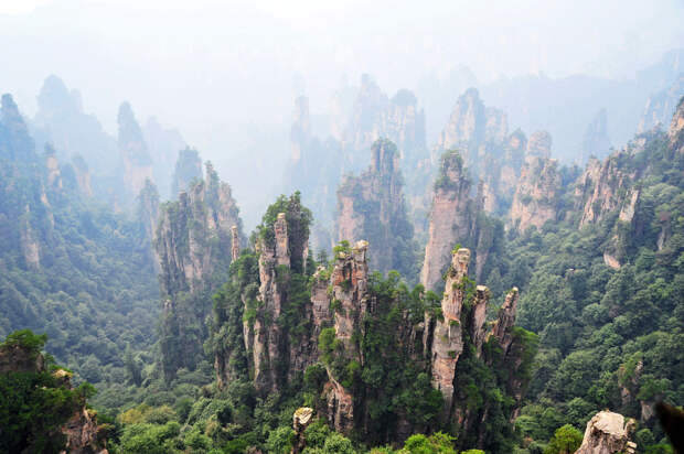25. Горы Тяньцзи, Китай пейзаж, планета, природа