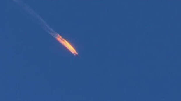 Самолет Су-24, потерпевший крушение на границе Сирии и Турции Самолет Су-24, потерпевший крушение на границе Сирии и Турции