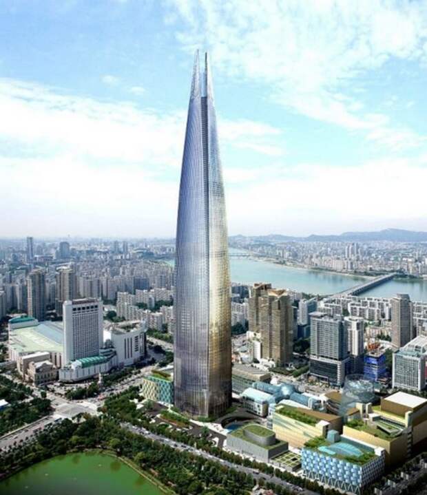 Lotte World Tower в Сеуле, Южная Корея