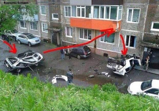 Самые курьезные аварии