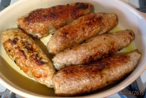 Рулетики из свинины с грибами
