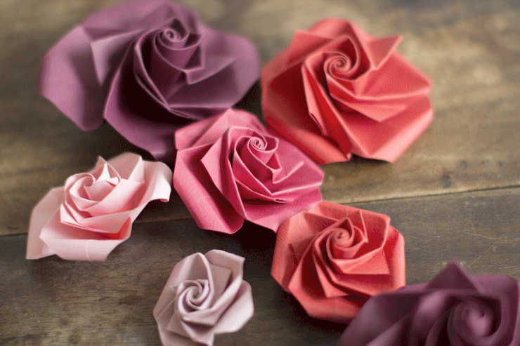Et un petit DIY fleurs en papier