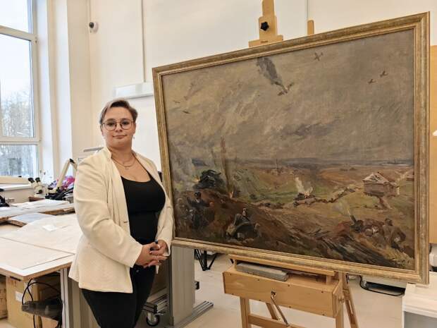 Картины военного времени реставрируют в Тульском музейном объединении