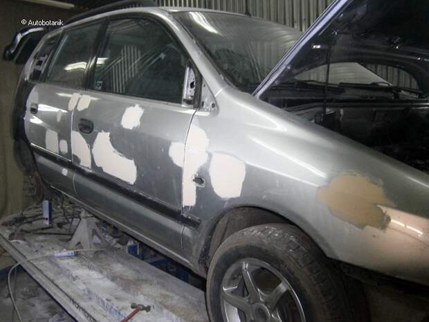 Восстановление Mitsubishi Space Star Восстановление Mitsubishi Space Star авария, авто, ремонт авто