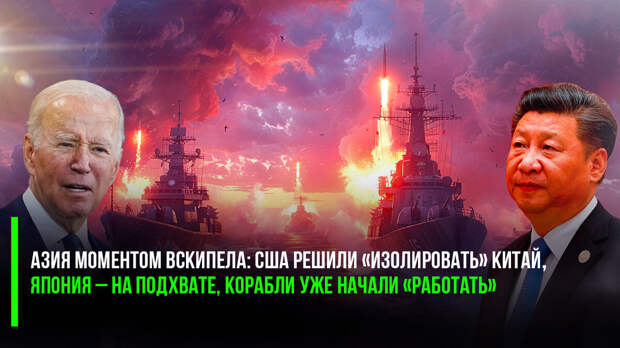Как же быстро завертелись события! Всё то, что мы предсказывали 2 года, начало сбываться с колоссальной скоростью: Америка действительно поворачивает на Китай, да ещё с какой стремительностью!..