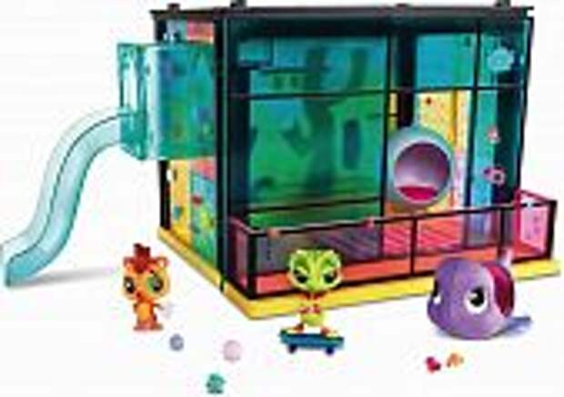 Игровой набор Littlest Pet Shop Стильный летний лагерь