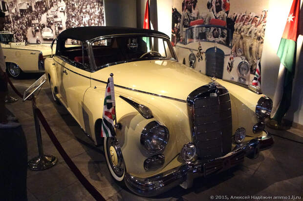 Mercedes-Benz 300 d Cabriolet D - 1961. авто, автомузей. музей, иордания