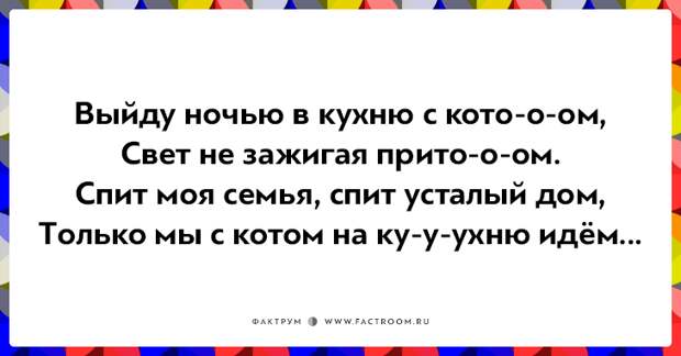 Выйду ночью в кухню с котом квн