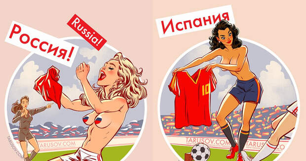 Футбольный пин-ап-календарь: «Российская футболистка самая голая, потому что сильнее всех радуется победе!»