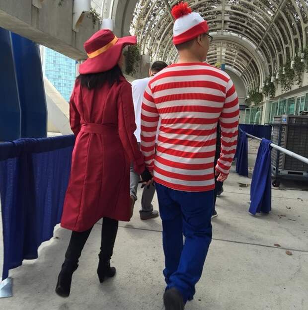 16. Два самых неуловимых человека на планете comic-con, костюм, пара, фестиваль