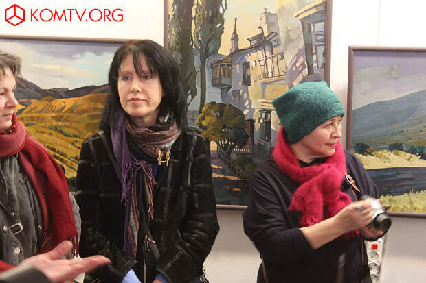 Ирина Илышева и организатор выставки Ирина Николина