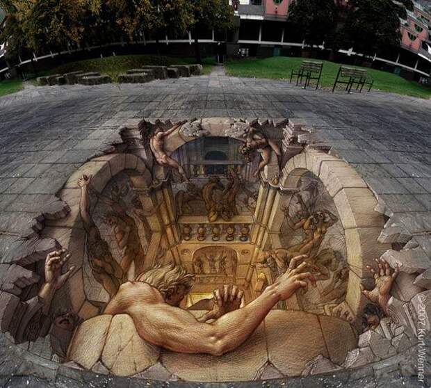 Стрит-арт Ад