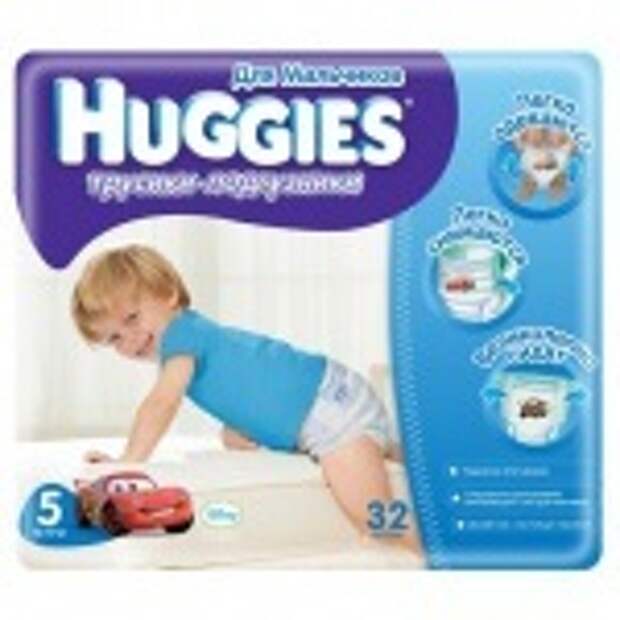Трусики-подгузники Huggies Little Walkers для мальчиков (13-17 кг) 32 шт.